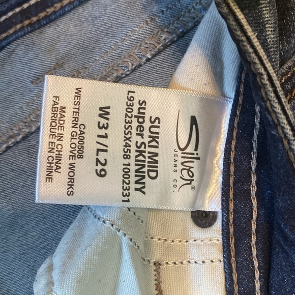 Silver Jeans suki mid super Skinny Jeans - Picture 3 of 6